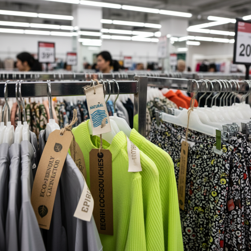 Misleading eco labels on mass-produced clothing